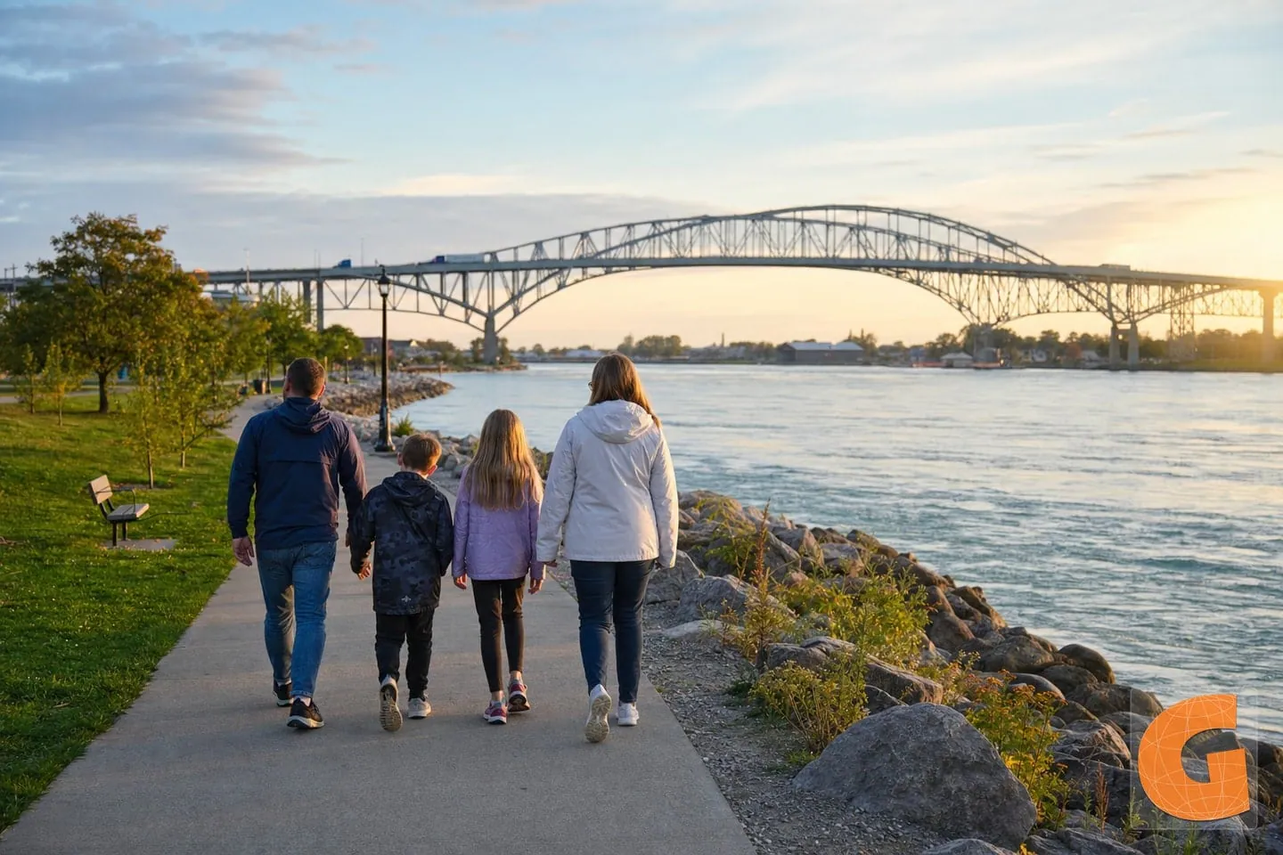 Port Huron Blue Water River Walk: Entdeckerroute