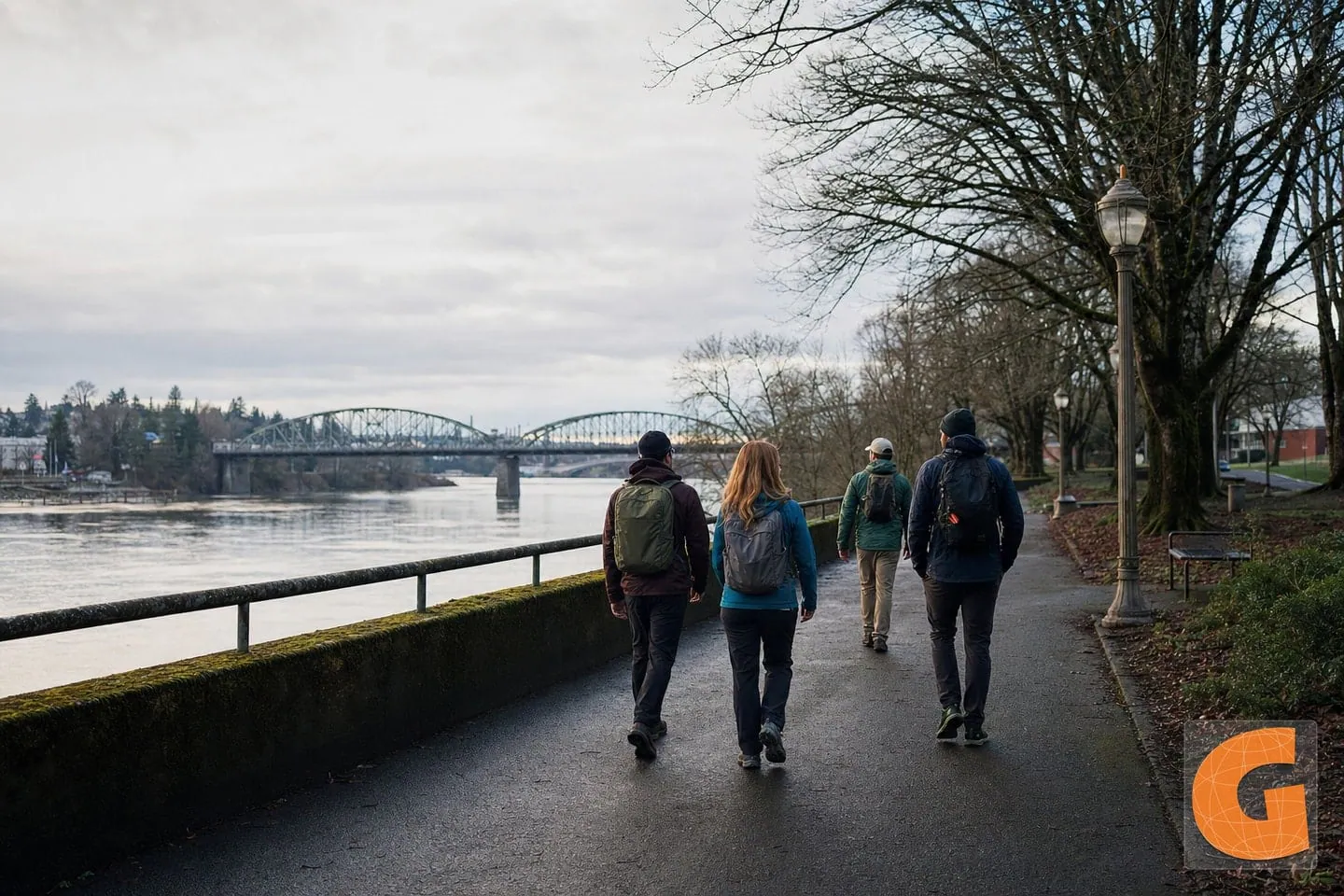 Corvallis Willamette Riverfront Walking Route