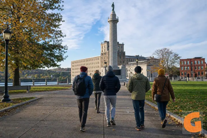 Troy Monument and Riverfront Trail