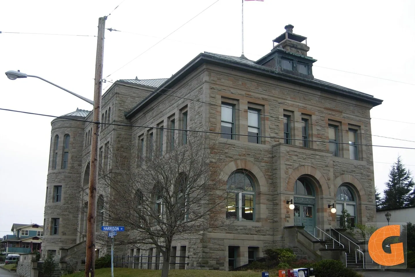 Viktorianischer Spaziergang am Hafen von Port Townsend
